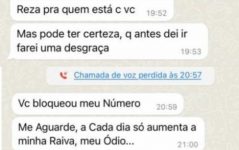 homem-e-preso-na-porta-de-delegacia-suspeito-de-ameacar-mulher-para-impedir-que-ela-o-denunciasse;-veja-prints